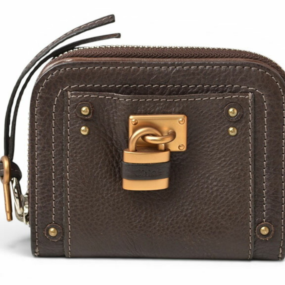 Chloé Chloe wallet, Paddington folding brown.
